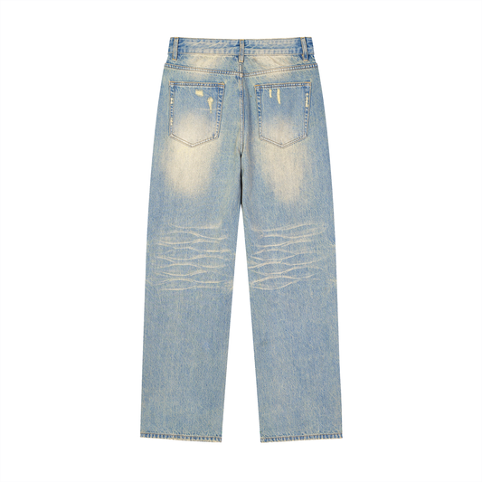 Sun Fade Wide Leg Denim