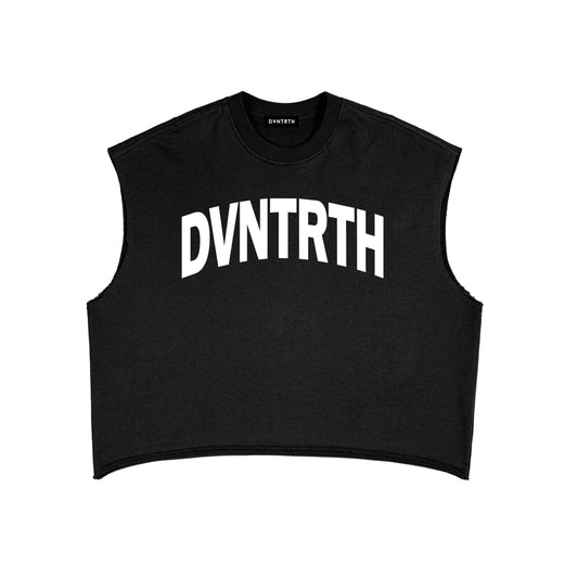 Classic DVNTRTH | Frayed Sleeveless Boxy Sweatshirt