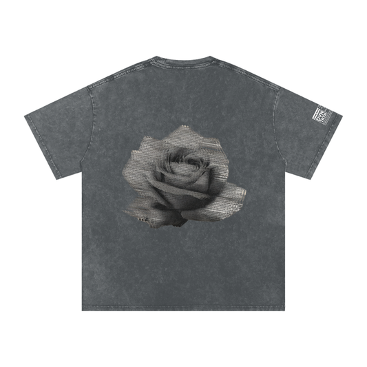 DVNTRTH x Static Flower | Washed Oversized Tee