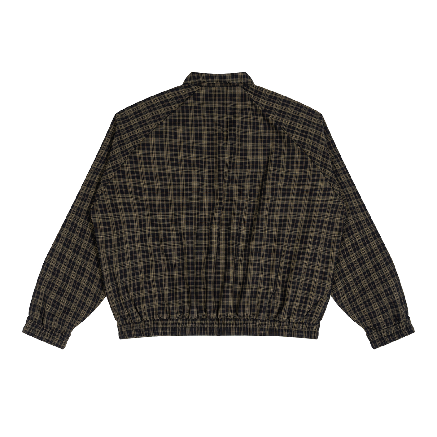 Unisex Plaid Full-Zip Track Jacket
