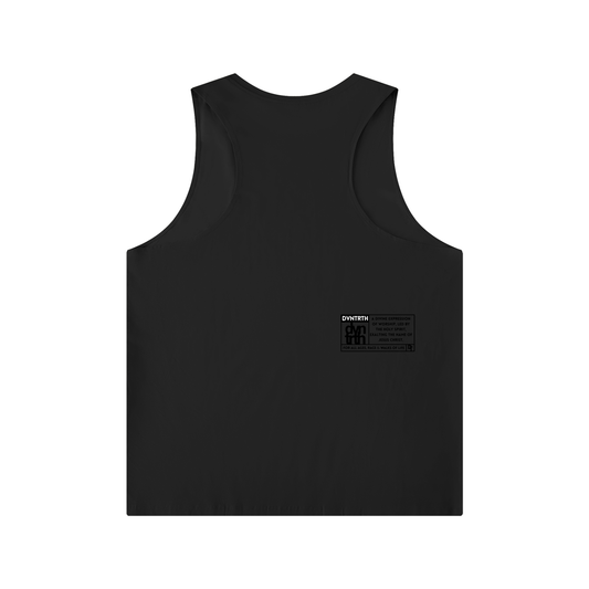 Men's Solid Color Crewneck Tank Top