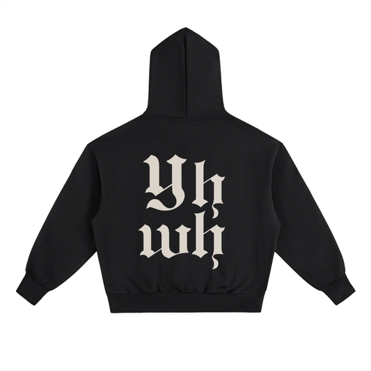 YHWH Stacked | Essential Oversized Hoodie