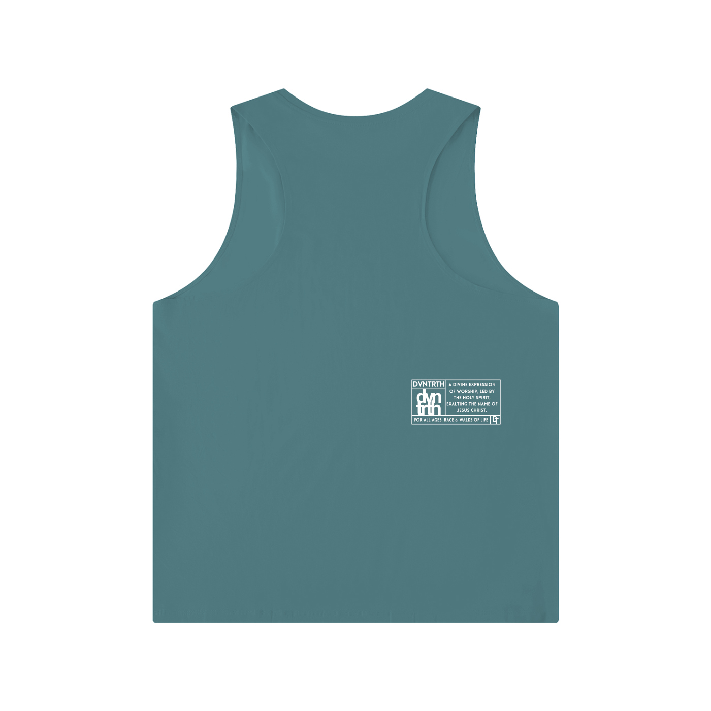 Men's Solid Color Crewneck Tank Top