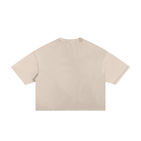 Classic Cut-Holes Frayed Boxy Tee