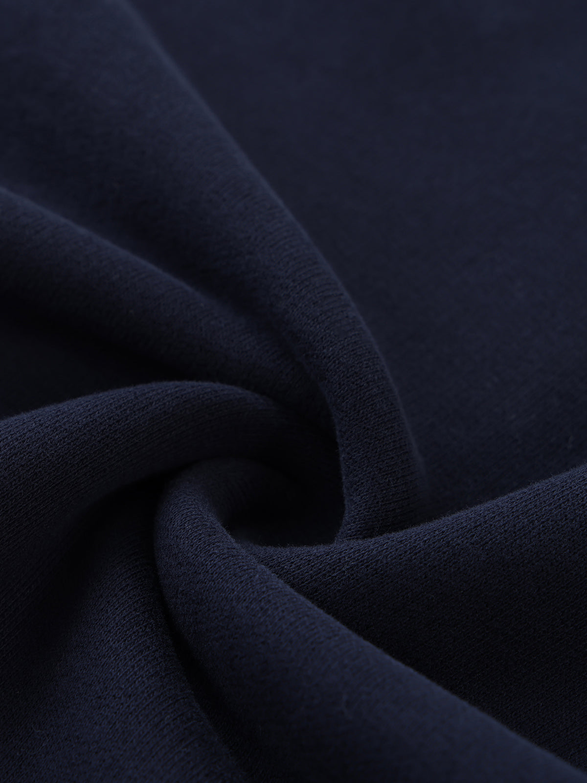 Minimal Polo-Collar Sweatshirt