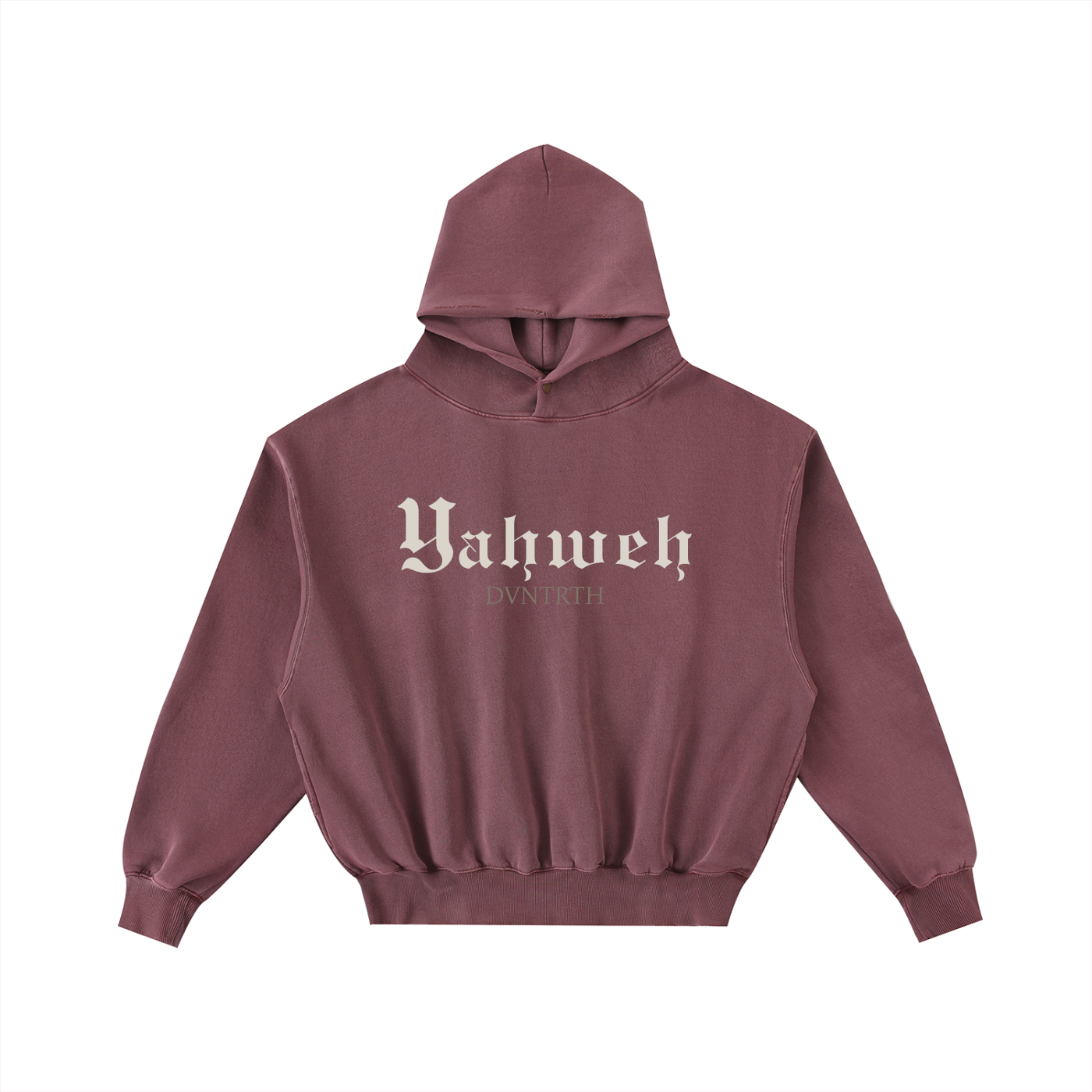 Yahweh x DVNTRTH | Frayed Cropped Oversized Hoodie
