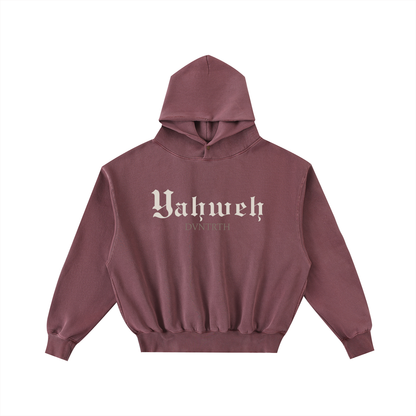 Yahweh x DVNTRTH | Frayed Cropped Oversized Hoodie