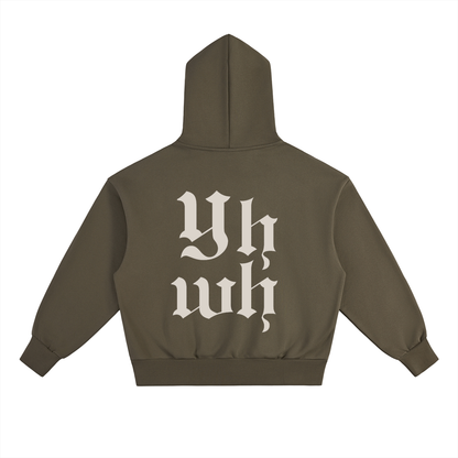 YHWH Stacked | Essential Oversized Hoodie