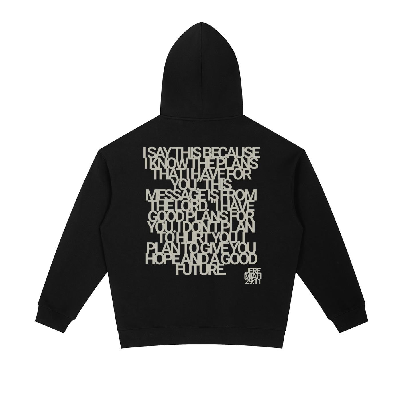 Jeremiah 29:11 | Essential Oversized Hoodie