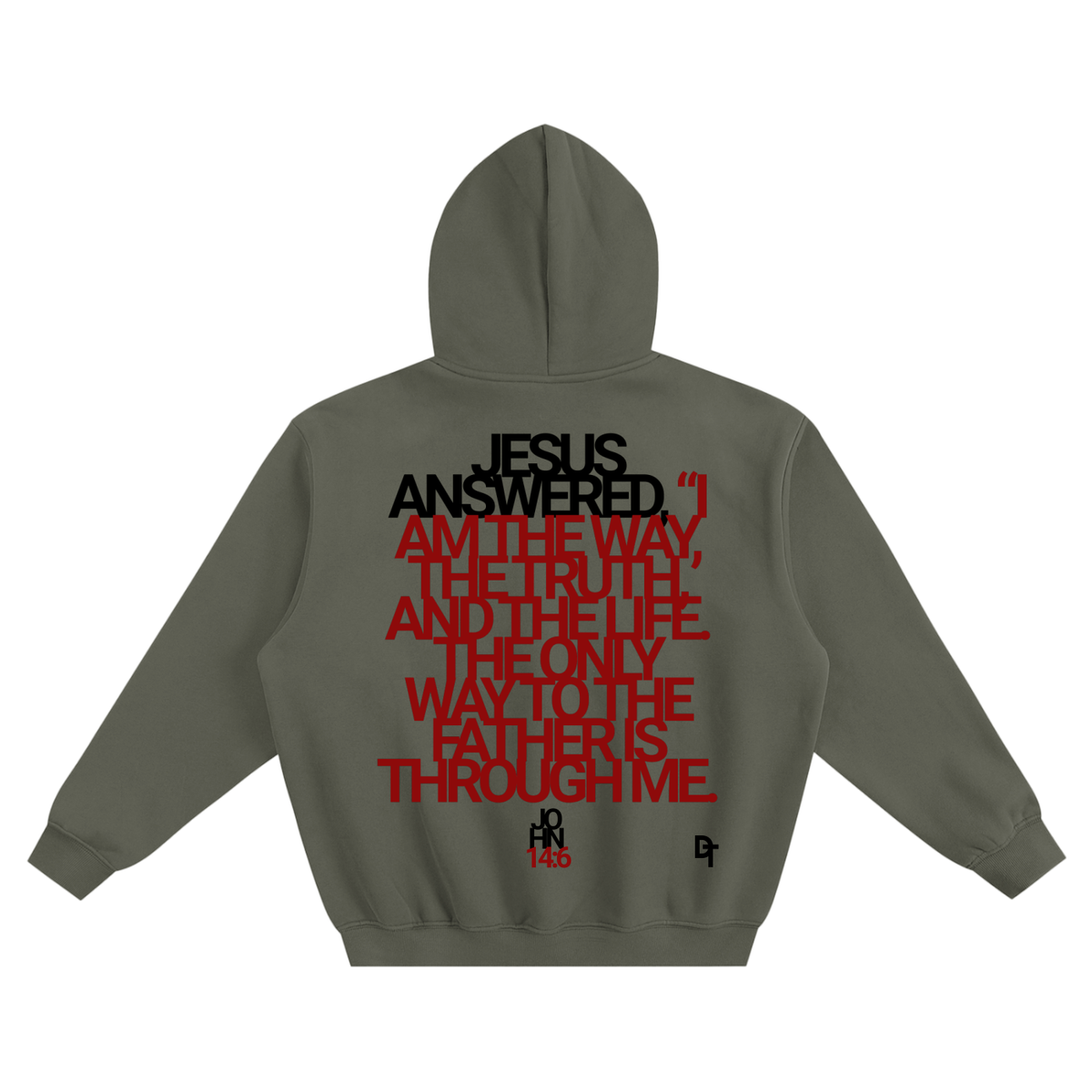 JOHN14:6 | Fleeced Boxy Hoodie
