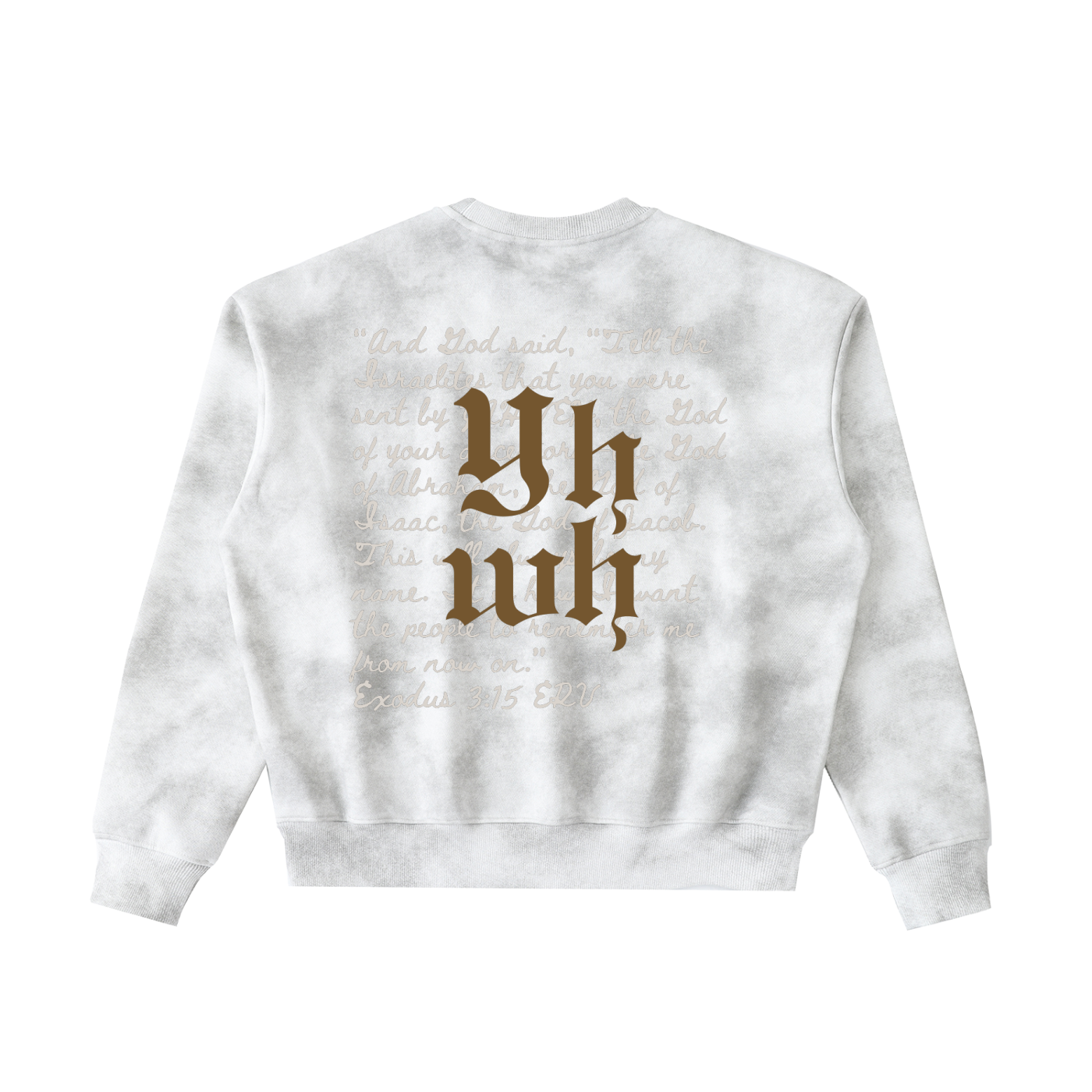 I Am Who I Am x Yhwh | Dirty Washed Boxy Sweatshirt