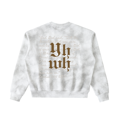 I Am Who I Am x Yhwh | Dirty Washed Boxy Sweatshirt