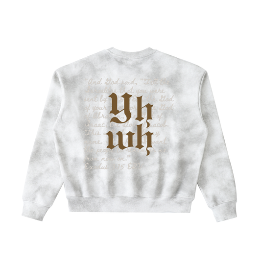 I Am Who I Am x Yhwh | Dirty Washed Boxy Sweatshirt