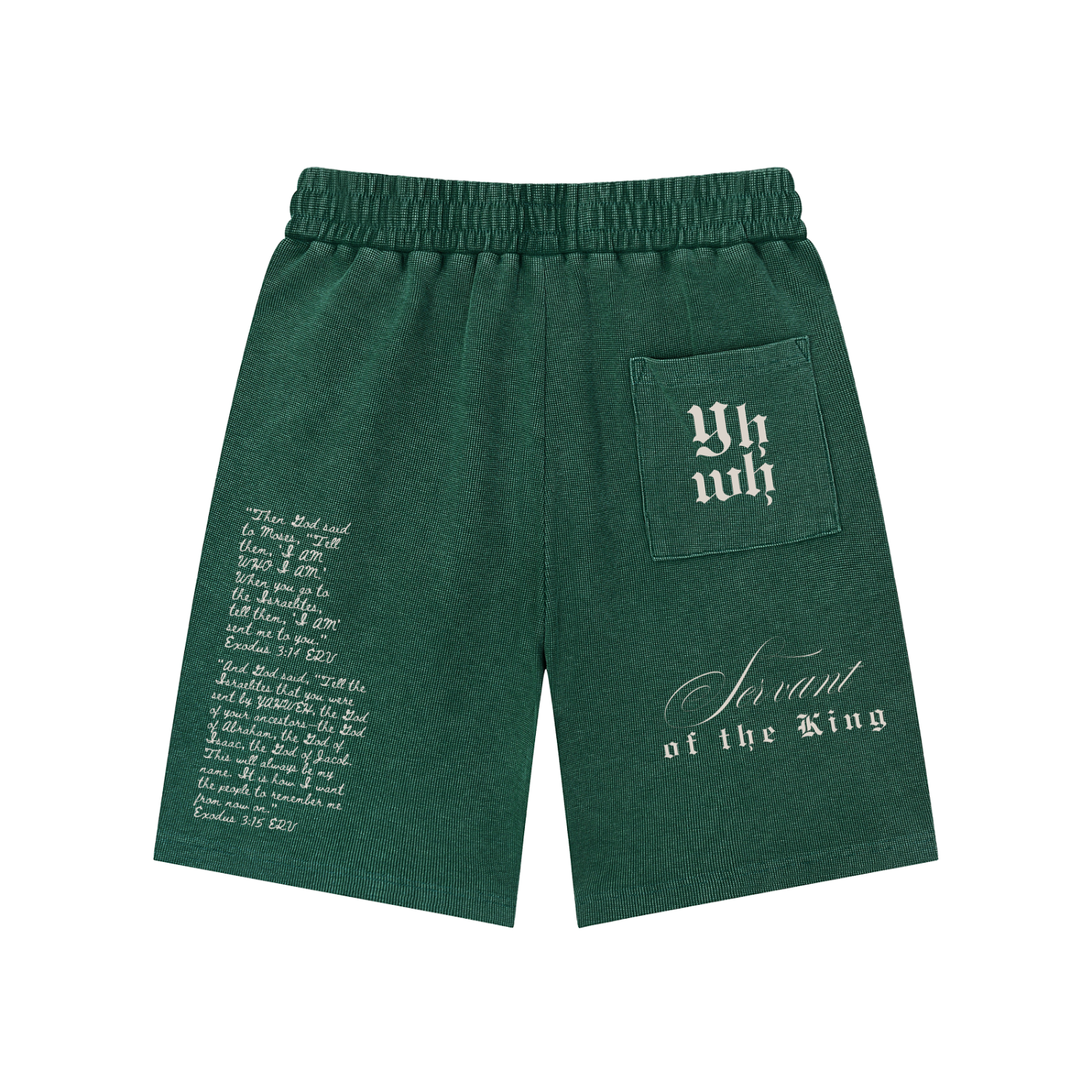EXO 03 | Mineral Wash Waffle Knit Shorts