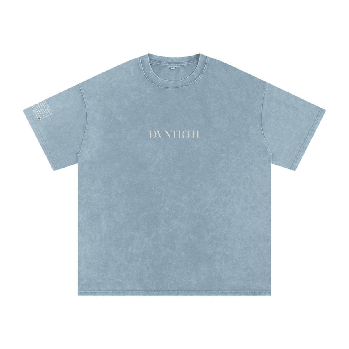 DVNTRTH | Snow Washed Oversized Cotton Tee