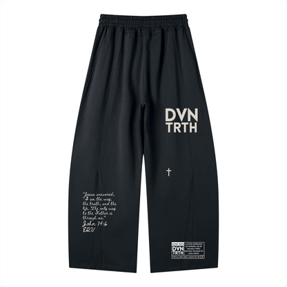 Jesus Saves x John 14:6 | Wide Leg Panel Sweatpants