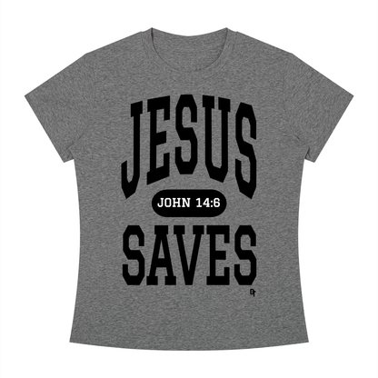 JESUS SAVES Classic | Slim Fit Crewneck Tee