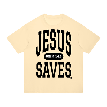 JESUS SAVES Classic | Regular Fit Cotton Tee