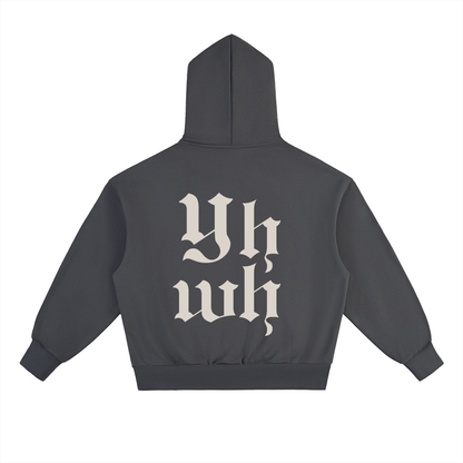 YHWH Stacked | Essential Oversized Hoodie