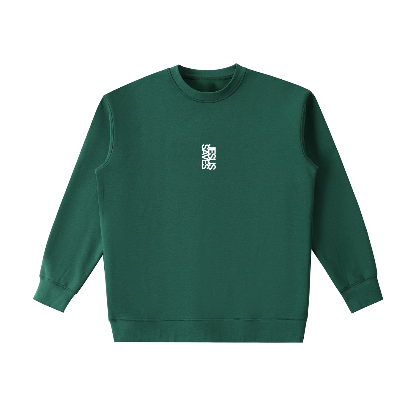 Jesus Saves Vertical | Essential Crewneck Sweatshirt