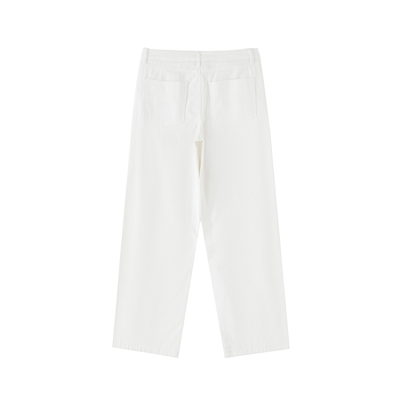 Essential Cotton Straight-Leg Pants