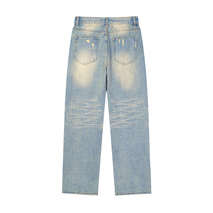 Sun Fade Wide Leg Denim