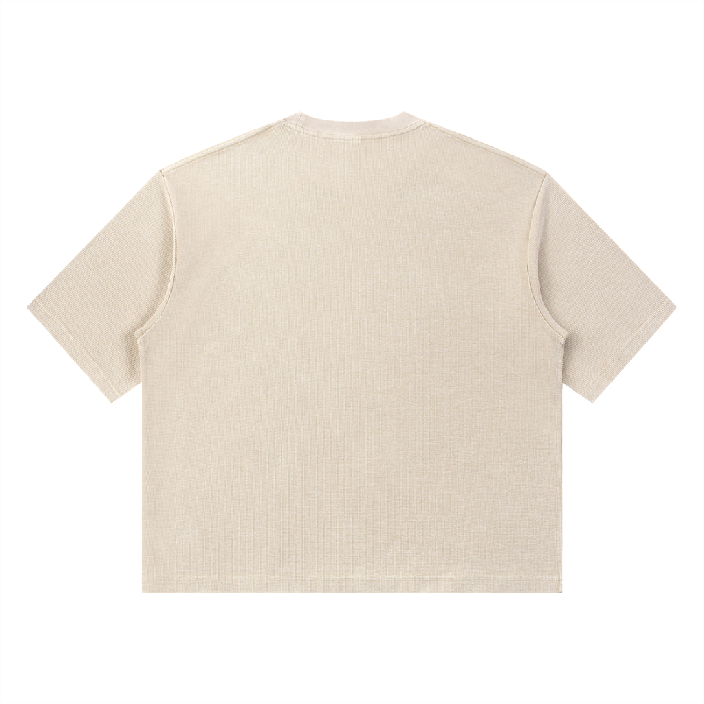 Believer || Unisex Mineral Wash Waffle Boxy Tee