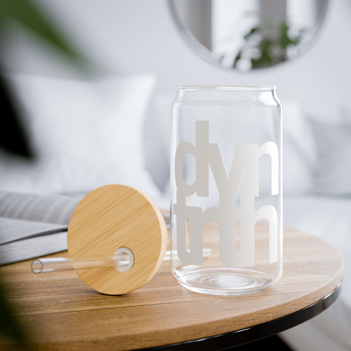 DVNTRTH Stacked | Sipper Glass - White
