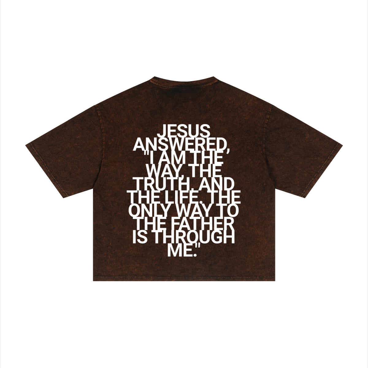 JOHN14:6 | Mineral Wash Boxy Tee