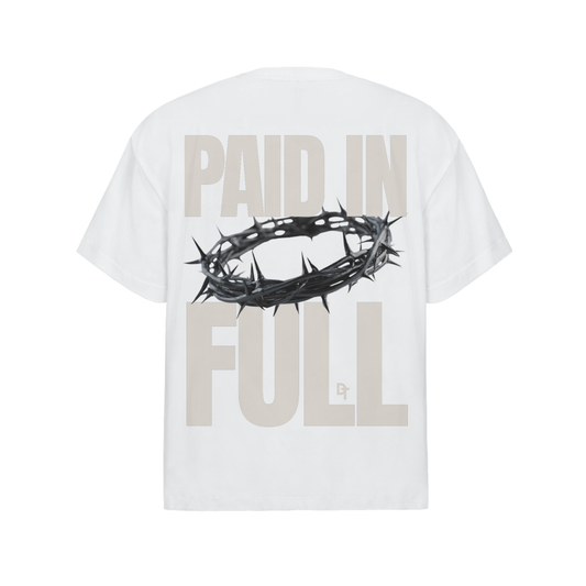 PAID IN FULL | Oversized Cotton Tee