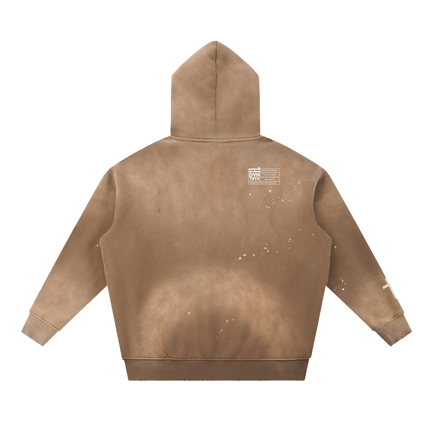 Yellow DVNTRTH | Vintage Washed Frayed Hoodie