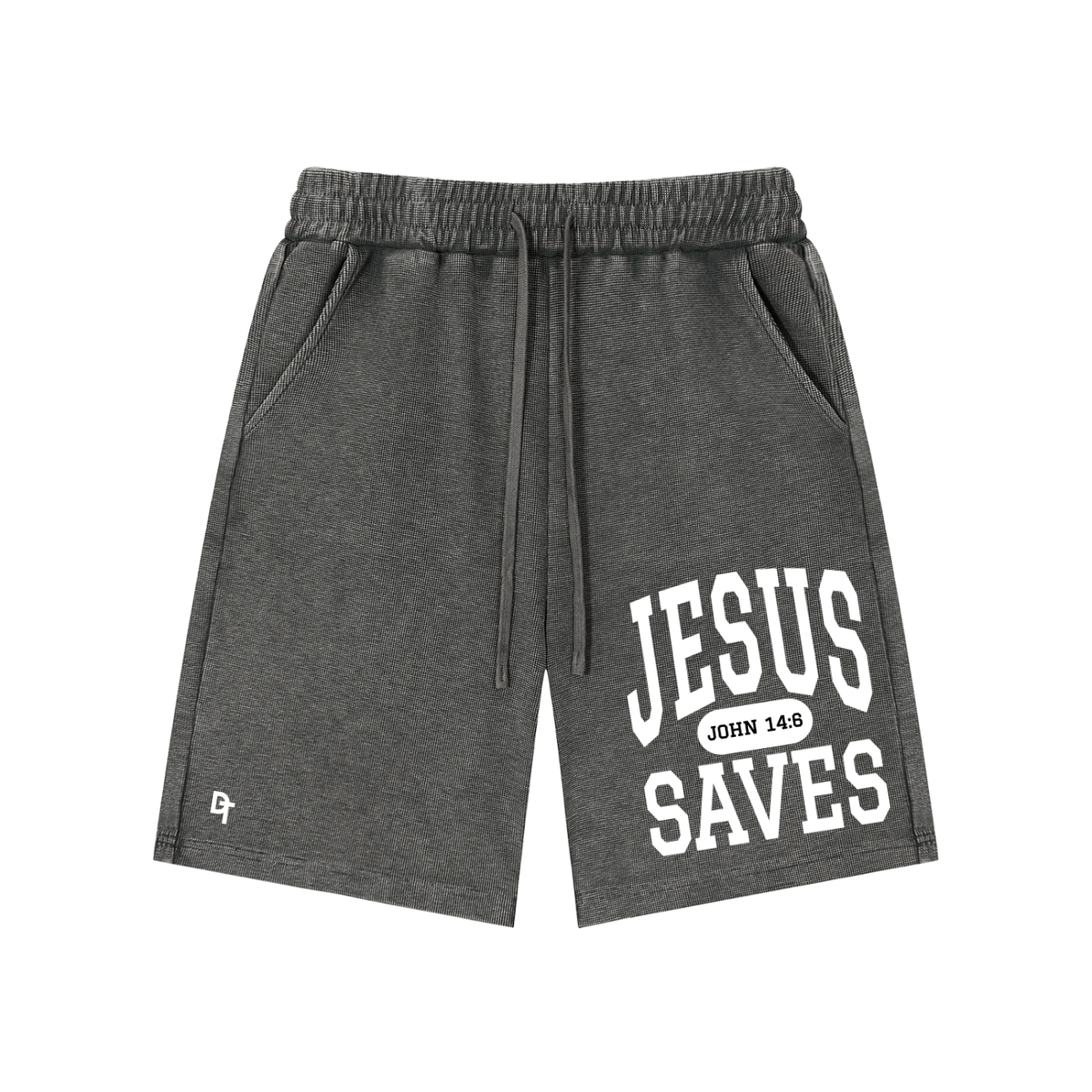 JESUS SAVES Classic | Waffle Knit Shorts