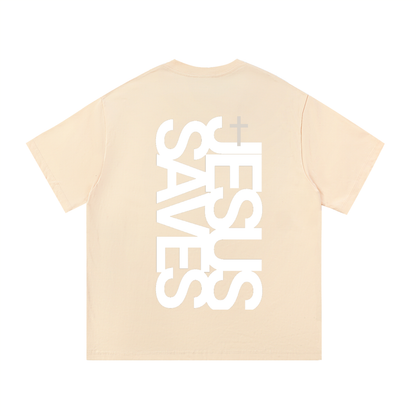 Jesus Saves Vertical | Essential Cotton Tee