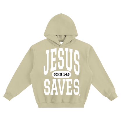 JESUS SAVES Classic | Boxy Hoodie