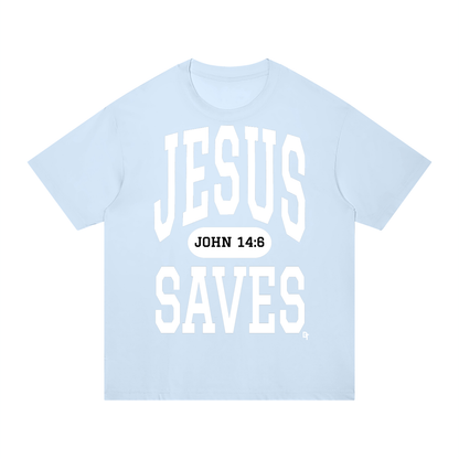 JESUS SAVES Classic | Regular Fit Cotton Tee