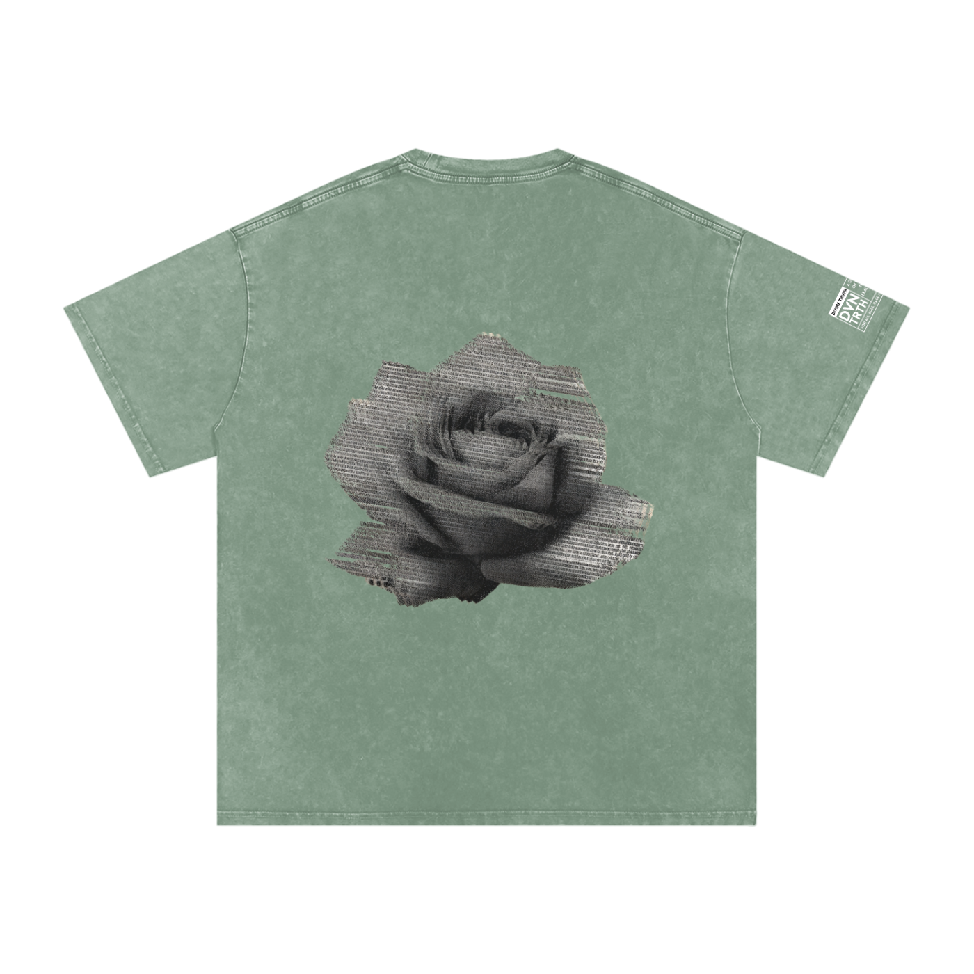 DVNTRTH x Static Flower | Washed Oversized Tee
