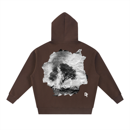 Essential Oversized Boxy Fit Fleece Hoodie