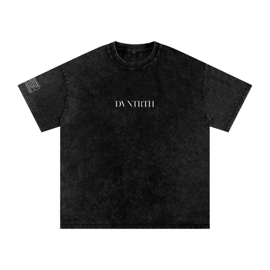 DVNTRTH | Snow Washed Oversized Cotton Tee