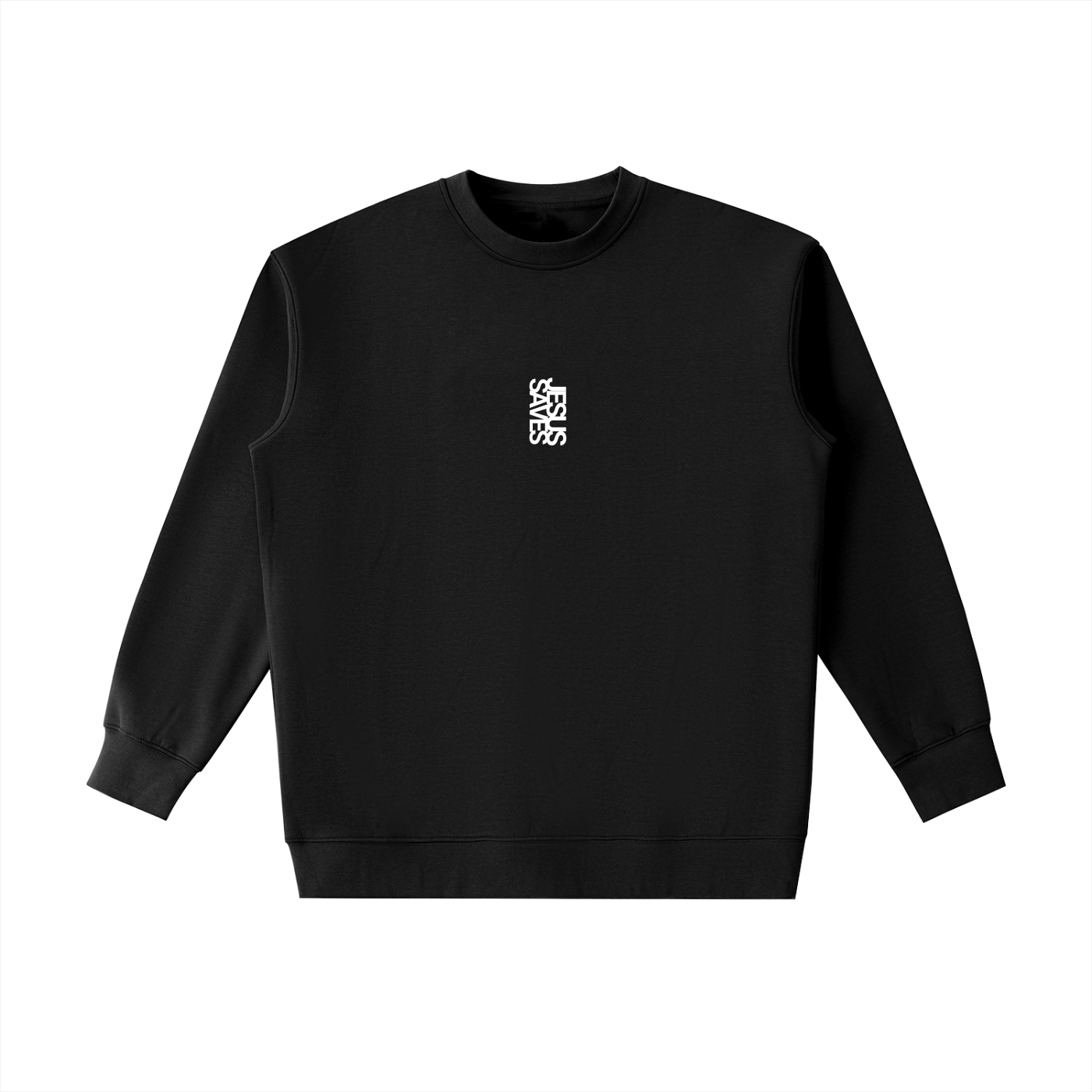 Jesus Saves Vertical | Essential Crewneck Sweatshirt