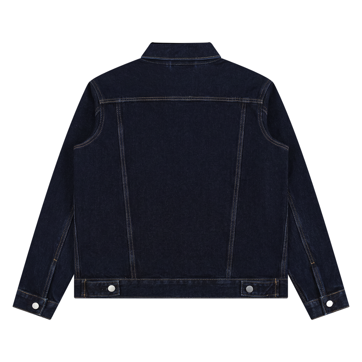 Washed Button-Up Denim Jacket