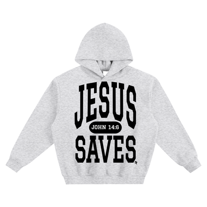 JESUS SAVES Classic | Boxy Hoodie
