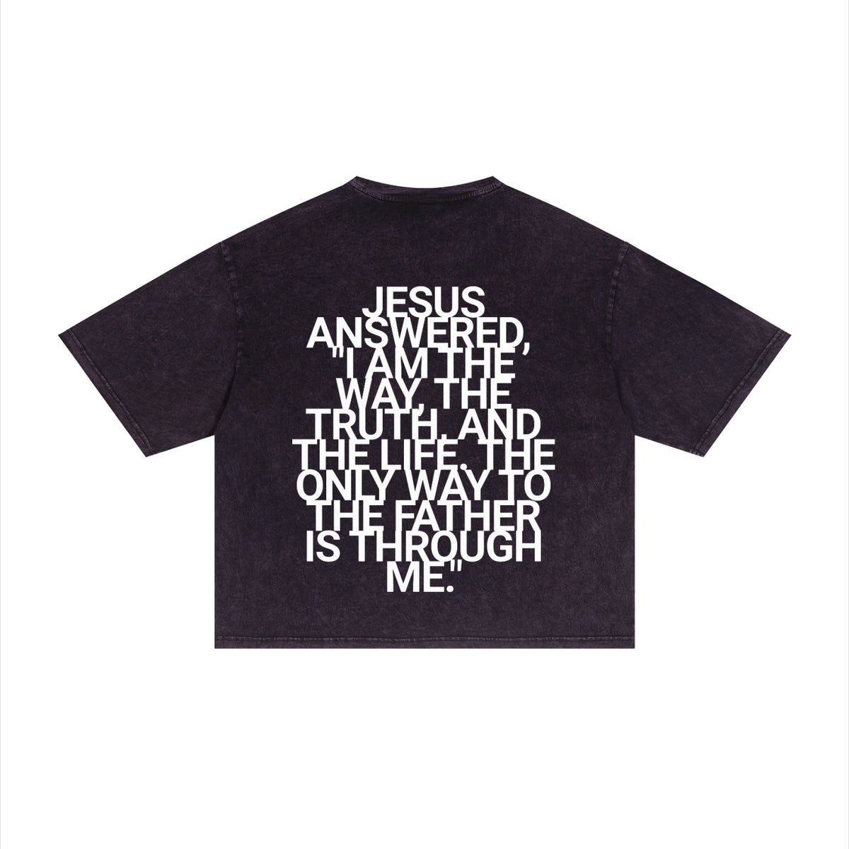 JOHN14:6 | Mineral Wash Boxy Tee