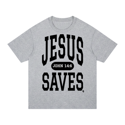 JESUS SAVES Classic | Regular Fit Cotton Tee