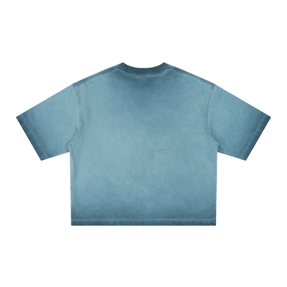 Minimal Reverse Dyed Boxy Tee