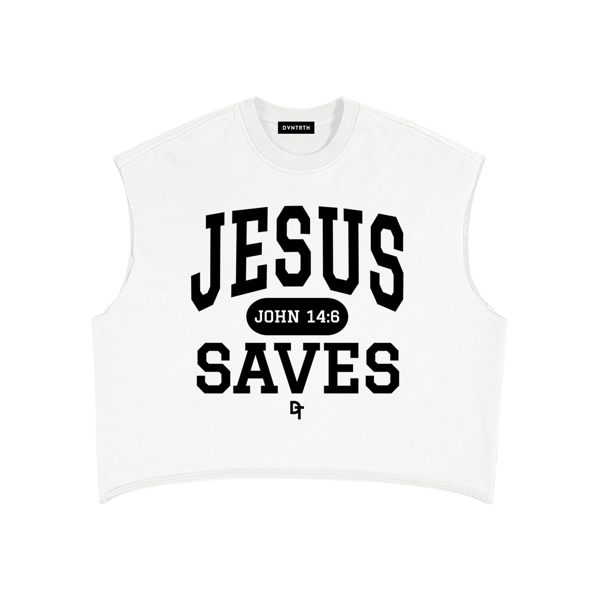 JESUS SAVES Classic | French Terry Boxy Tank Top