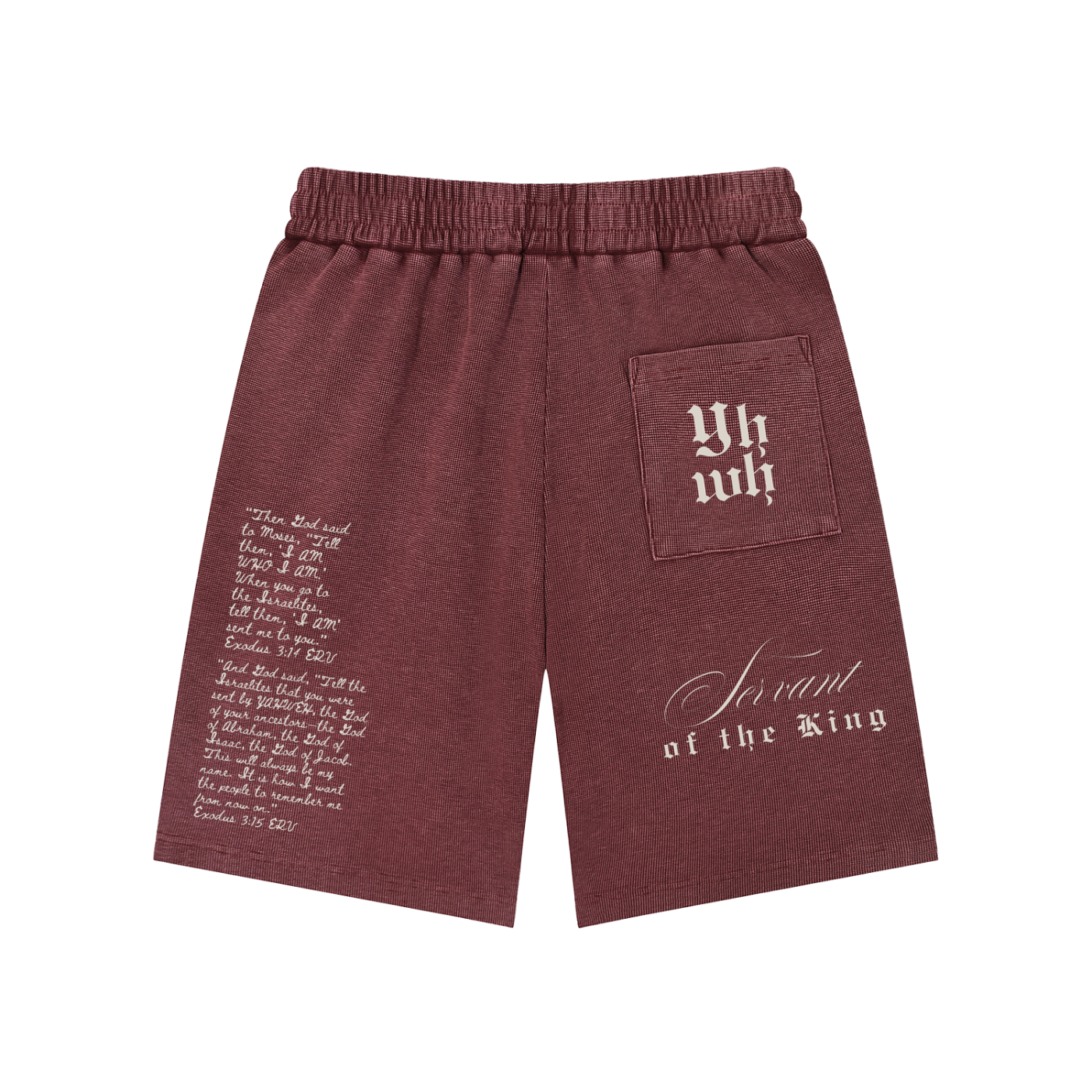 EXO 03 | Mineral Wash Waffle Knit Shorts