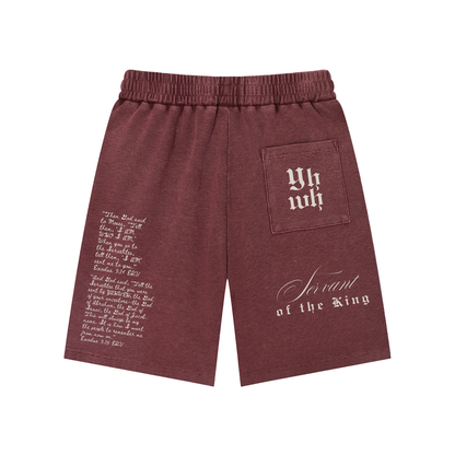 EXO 03 | Mineral Wash Waffle Knit Shorts