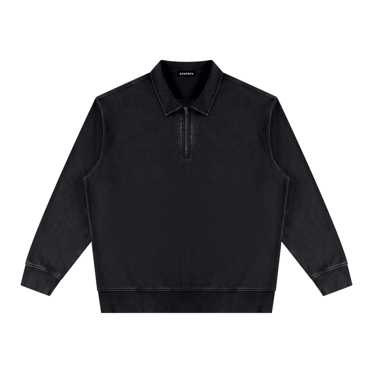 Minimal Vintage Wash Quarter-Zip Sweatshirt