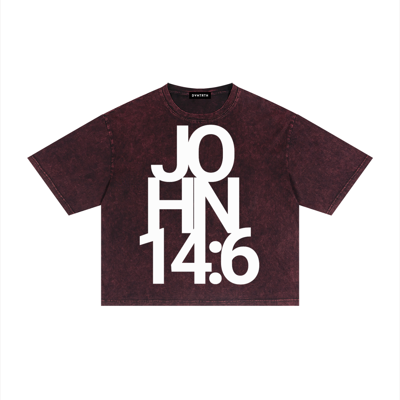 JOHN14:6| Mineral Wash Boxy Tee