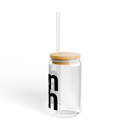 DVNTRTH Stacked | Sipper Glass - Black